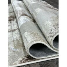 Ковер GILAN 1.5х2.3 L137A_CREAM SHRINK / BROWN FDY Полиэстер Турция, фото , изображение 16