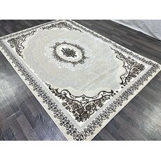 Ковер PLATINIUM 2х3 Q010A_BROWN FDY/CREAM SHRINK Полиэстер Турция, фото , изображение 3