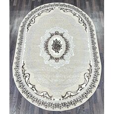 Ковер PLATINIUM 2х3 Q010A_BROWN FDY/CREAM SHRINK Полиэстер Турция, фото , изображение 6