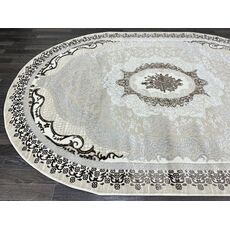 Ковер PLATINIUM 2х3 Q010A_BROWN FDY/CREAM SHRINK Полиэстер Турция, фото , изображение 10