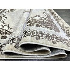 Ковер PLATINIUM 2х3 Q010A_BROWN FDY/CREAM SHRINK Полиэстер Турция, фото , изображение 19