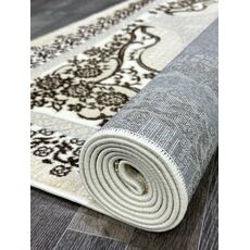 Ковер PLATINIUM 2х3 Q010A_BROWN FDY/CREAM SHRINK Полиэстер Турция, фото , изображение 20