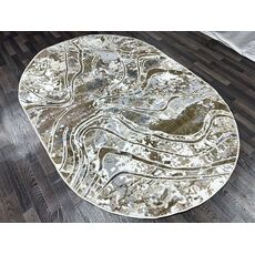 Ковер SEMNAN 1.2х1.8 P523A_CREAM SHIRINK / VIZON FDY Полиэстер Турция, фото , изображение 6