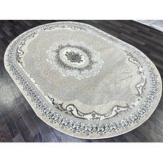 Ковер PLATINIUM 2х3 Q010A_GREY FDY / CREAM SHRINK Полиэстер Турция, фото , изображение 7