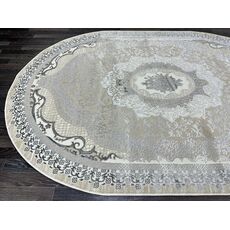 Ковер PLATINIUM 2х4 Q010A_GREY FDY / CREAM SHRINK Полиэстер Турция, фото , изображение 10