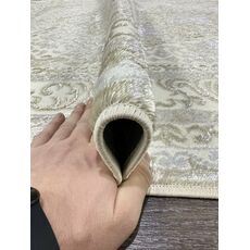 Ковер PLATINIUM 1.2х1.8 Q011A_BEIGE FDY / CREAM SHRINK Полиэстер Турция, фото , изображение 11