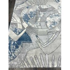 Ковер BOJNORD 2.4х3.4 V133A_D.GREY SHRINK / L.BLUE HEATSET Полиэстер Турция, фото , изображение 4