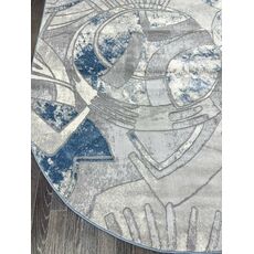 Ковер BOJNORD 2.4х3.4 V133A_D.GREY SHRINK / L.BLUE HEATSET Полиэстер Турция, фото , изображение 8