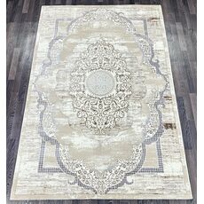 Ковер PLATINIUM 2.4х3.4 Q018A_VIZON FDY / CREAM SHRINK Полиэстер Турция, фото 