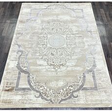 Ковер PLATINIUM 2.4х3.4 Q018A_VIZON FDY / CREAM SHRINK Полиэстер Турция, фото , изображение 2