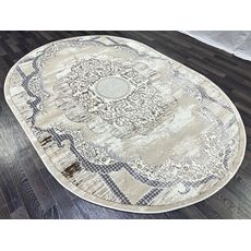 Ковер PLATINIUM 2х3 Q018A_VIZON FDY / CREAM SHRINK Полиэстер Турция, фото , изображение 7