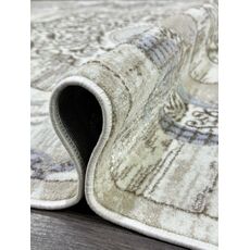 Ковер PLATINIUM 2.4х3.4 Q018A_VIZON FDY / CREAM SHRINK Полиэстер Турция, фото , изображение 12