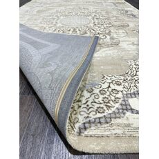 Ковер PLATINIUM 2.4х3.4 Q018A_VIZON FDY / CREAM SHRINK Полиэстер Турция, фото , изображение 16