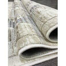 Ковер PLATINIUM 2.4х3.4 Q018A_VIZON FDY / CREAM SHRINK Полиэстер Турция, фото , изображение 17