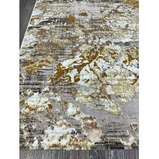Ковер ANTRASIT 2х3 RS29A_DARK GREY SHRINK / GOLD FDY Полиэстер Турция, фото , изображение 4