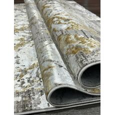 Ковер ANTRASIT 2х3 RS29A_DARK GREY SHRINK / GOLD FDY Полиэстер Турция, фото , изображение 9