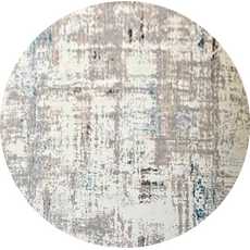 Ковер ELIZA C582ARZ CREAM/CREAM 2,5х2,5 Круг, фото 