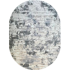Ковер FLORA L153A BEYAZ/GRAY 2x4 Овал, фото 