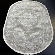 Ковер ELIZA T987ARZ CREAM/CREAM 2x4 Овал, фото 