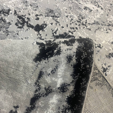 Ковер AMINA NP208 GREY/BLACK 1,5x2,3 Овал, фото , изображение 2