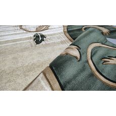 Ковер "Imperial Carving" (3004_CREAM / D.GREEN) Прямой 2,0х4,0, фото , изображение 7