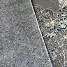 Ковер ELIZA T987ARZ GREY/GREY 1,5х2,3 Овал, фото , изображение 3