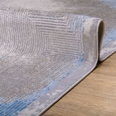 Ковер "Kalahari" (W9738_L.GREY / L.BLUE) Прямой 1,6х2,3, фото , изображение 3