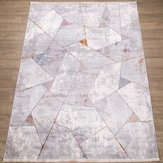 Ковер "Rubi" (B154G_CREAM / SH_GRAY) Прямой 1,6х2,3, фото , изображение 4