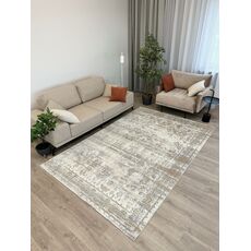 Ковер БЬЯНКА дизайн D008A - CREAM SHIRINK / VIZON FDY, прямоугольник 1.20x1.80, фото 