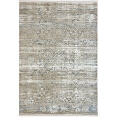 Ковер Валенсия дизайн S028A - CREAM / VIZON, прямоугольник 1.20x1.80, фото 