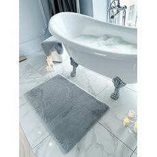 Коврик меховой (3 см) icarpet 60х100 голубая норка 23 голубая норка 23 0.60x1.00, фото 