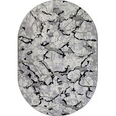 Ковер овальный Palermo дизайн F289 DARK GRAY 2.00x2.90, фото 