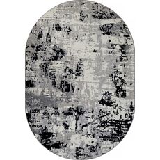 Ковер овальный Palermo дизайн F284 DARK GRAY 1.60x2.30, фото 
