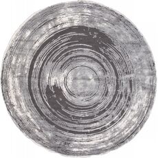 Ковер круглый SAFIR дизайн 00843G GREY / GREY 1.17x1.17, фото 