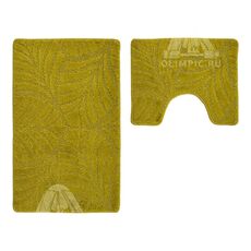 Набор ковриков для ванной АКТИВ icarpet 001 салатный 58 50x80+50x40, фото 