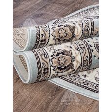 Ковер овальный Valencia Deluxe дизайн D251 L.BLUE-BROWN 1.50x3.00, фото , изображение 3