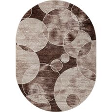 Ковер овальный Gavana дизайн D498 BEIGE 1.80x2.50, фото 