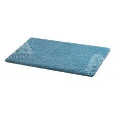 Коврик для ванной MICROFIBER Голубой м07 1.00x1.00