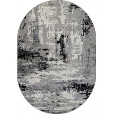 Ковер овальный Palermo дизайн F279 DARK GRAY 1.00x2.00, фото 