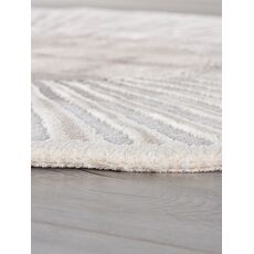 Ковер круглый SAFIR дизайн 00837С GREY / BROWN 1.56x1.56, фото , изображение 4
