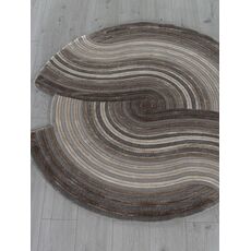 Ковер круглый SAFIR дизайн 00835С GREY / BROWN 1.95x1.95, фото , изображение 2