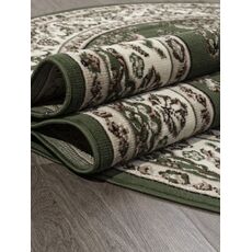Ковер овальный Gavana дизайн D285 GREEN 2.00x4.00, фото , изображение 4