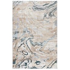 Ковер БЬЯНКА дизайн D007A - CREAM SHIRINK / BLUE FDY, прямоугольник 2.00x4.00, фото , изображение 2