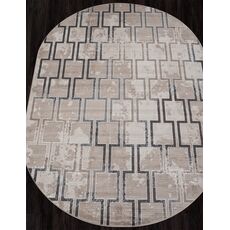 Ковер овальный Sierra дизайн F353 BEIGE-BLUE 1.80x2.50, фото , изображение 2