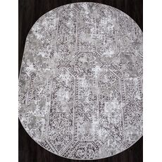 Ковер овальный Silver дизайн F390 GRAY 2.00x3.00, фото , изображение 2