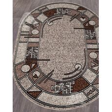 Ковер овальный Gavana дизайн ALBINA 3 BEIGE 2.00x3.00, фото , изображение 2