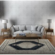 Ковер Pompei дизайн N2136A CREAM / D.GREY, прямоугольник 2.00x4.00, фото , изображение 5
