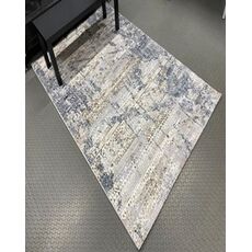 Ковер БЬЯНКА дизайн D057A - CREAM SHIRINK / BLUE FDY, прямоугольник 2.40x4.00, фото , изображение 5