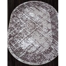 Ковер овальный Silver дизайн F391 GRAY 1.00x2.00, фото , изображение 2