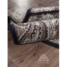 Ковер круглый Valencia Deluxe дизайн D328 BROWN 2.00x2.00, фото , изображение 2